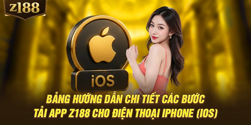 Bảng hướng dẫn chi tiết các bước tải app Z188 cho điện thoại iPhone (iOS)