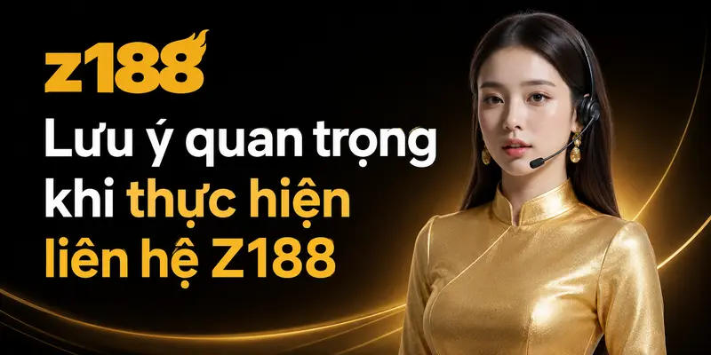 Lưu ý quan trọng khi thực hiện liên hệ Z188